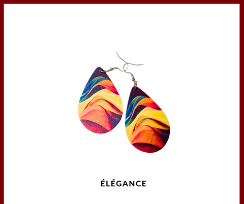 boucles d'oreilles bois_boucles d'oreilles colorées_boucles d'oreilles orange_bijoux colorés_accessoires de mode,_boucles d'oreilles pour femmes_boucles d'oreilles tendance_dée cadeau bijoux