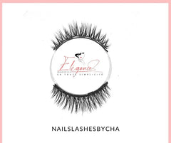 Faux cils 3D magnetiques Elisa - Faux cils courts - Extenssions de cils effet naturel| NailsLashesbyCha