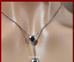 Collier Long 3 Cœurs en Acier Elégance Simplement elegance bijoux collier en acier inoxydable doré bijoux femme en acier doré collier chaîne acier inoxydable collier cœur acier doré collier acier argenté bracelet fine maille or bijoux de saint valentin bijoux acier inoxydable collier 3 cœurs acier inoxydable dorée collier avec 3 cœurs cadeau idéal pour la saint valentin collier saint valentin femme idée cadeau saint valentin collier avec coeurs acier saint valentin 